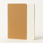 Notebook A5 a righe  -  Kraft