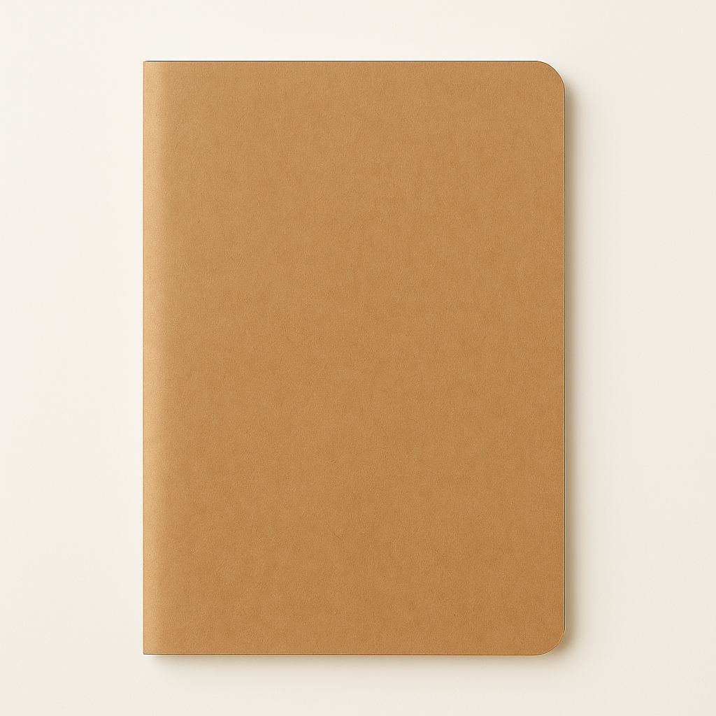 Notebook A5/B7 bianco - Kraft