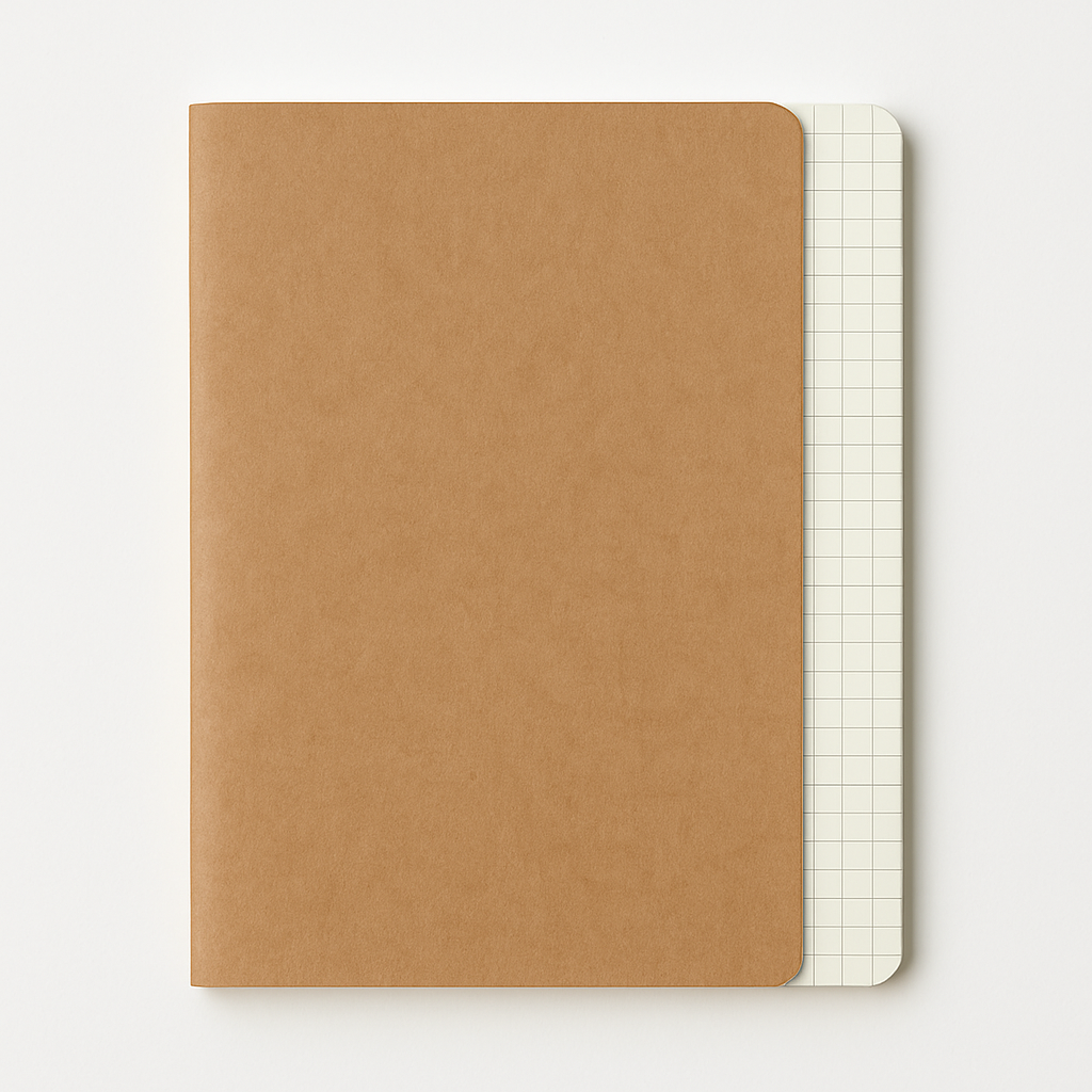 A5 Squared Notebook - Kraft