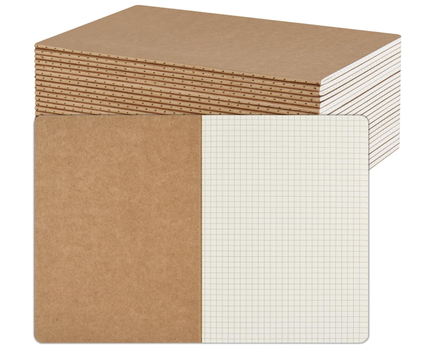 A5 Squared Notebook - Kraft